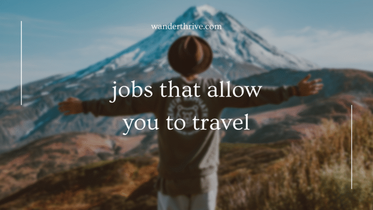 jobs that allow you to travel
