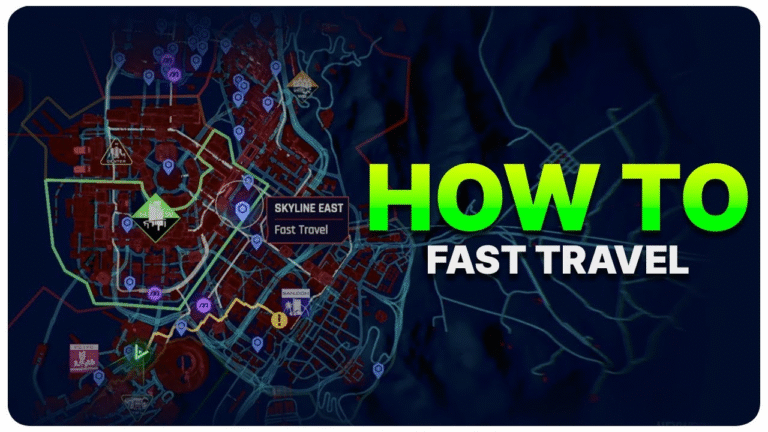 how to fast travel in cyberpunk